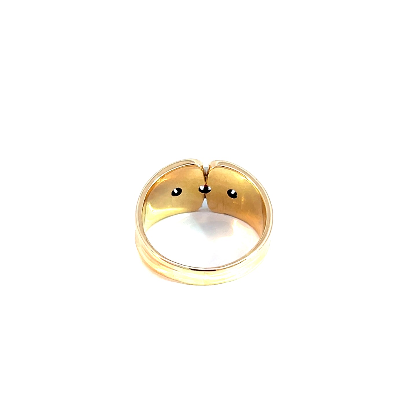 Ring Gelbgold 585 / 14 Karat mit roten Farbsteinen Gr. 61 Nr. 6172