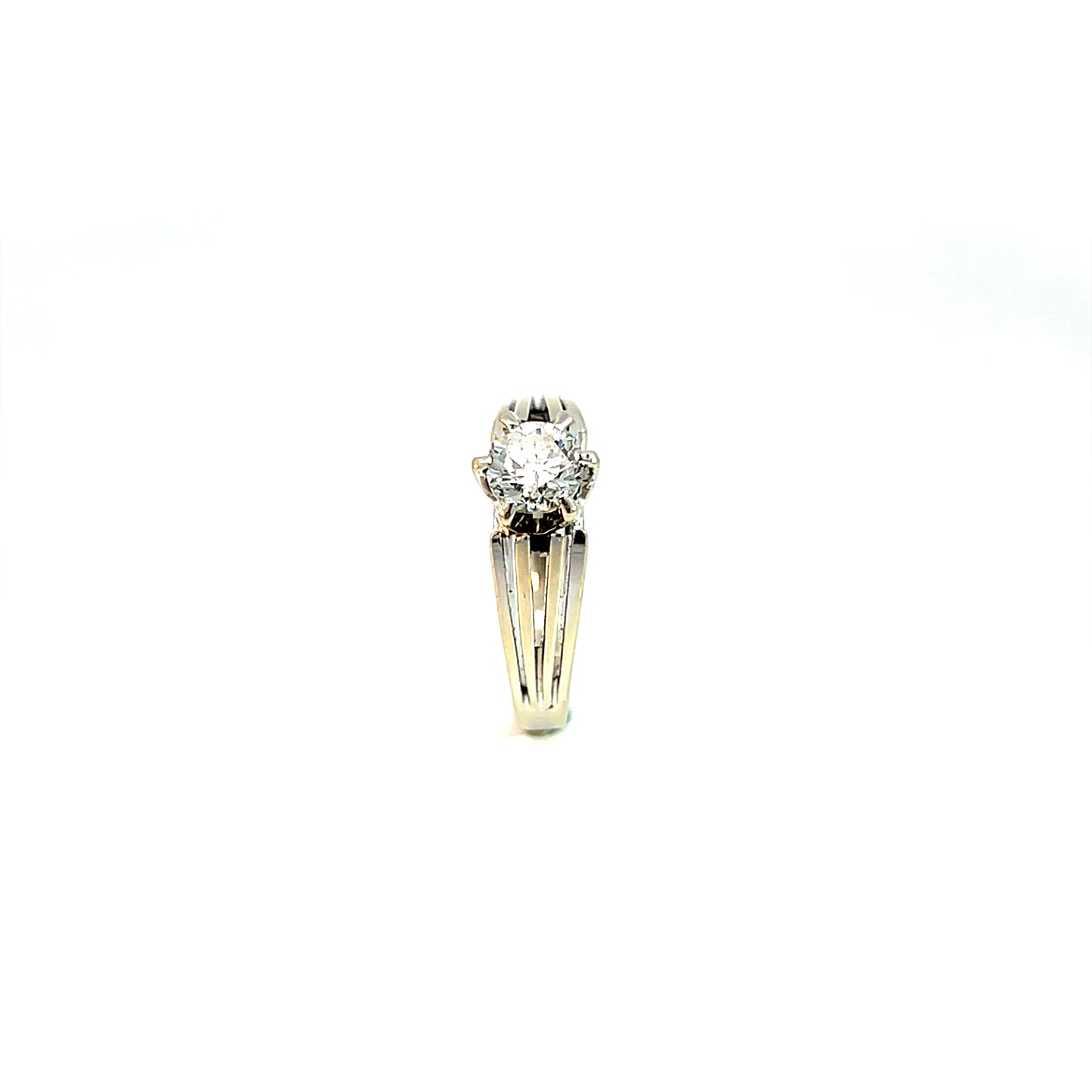 Ring Weißgold 585 / 14 Karat mit Brill. ca. 0,65ct Gr.51 Nr. 6140