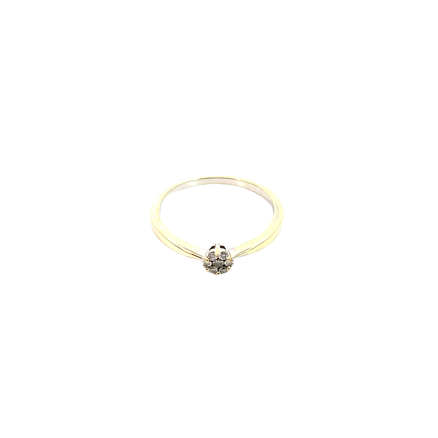 Ring Weißgold 585 / 14 Karat mit Brill. 0,08ct Gr. 56 Nr.6192