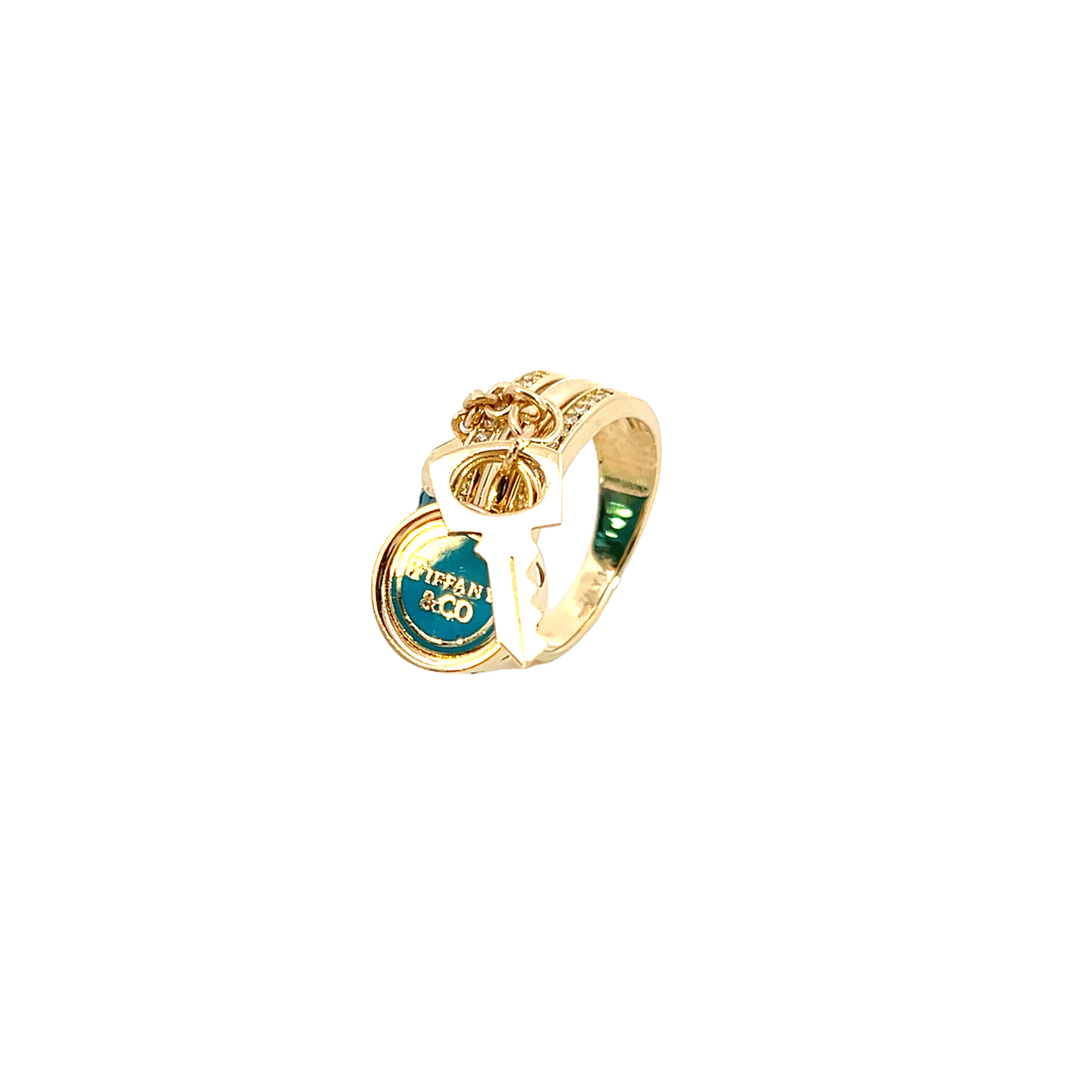 Ring Gelbgold 585 / 14 Karat mit Farbsteinen Gr. 56 Nr. 6236