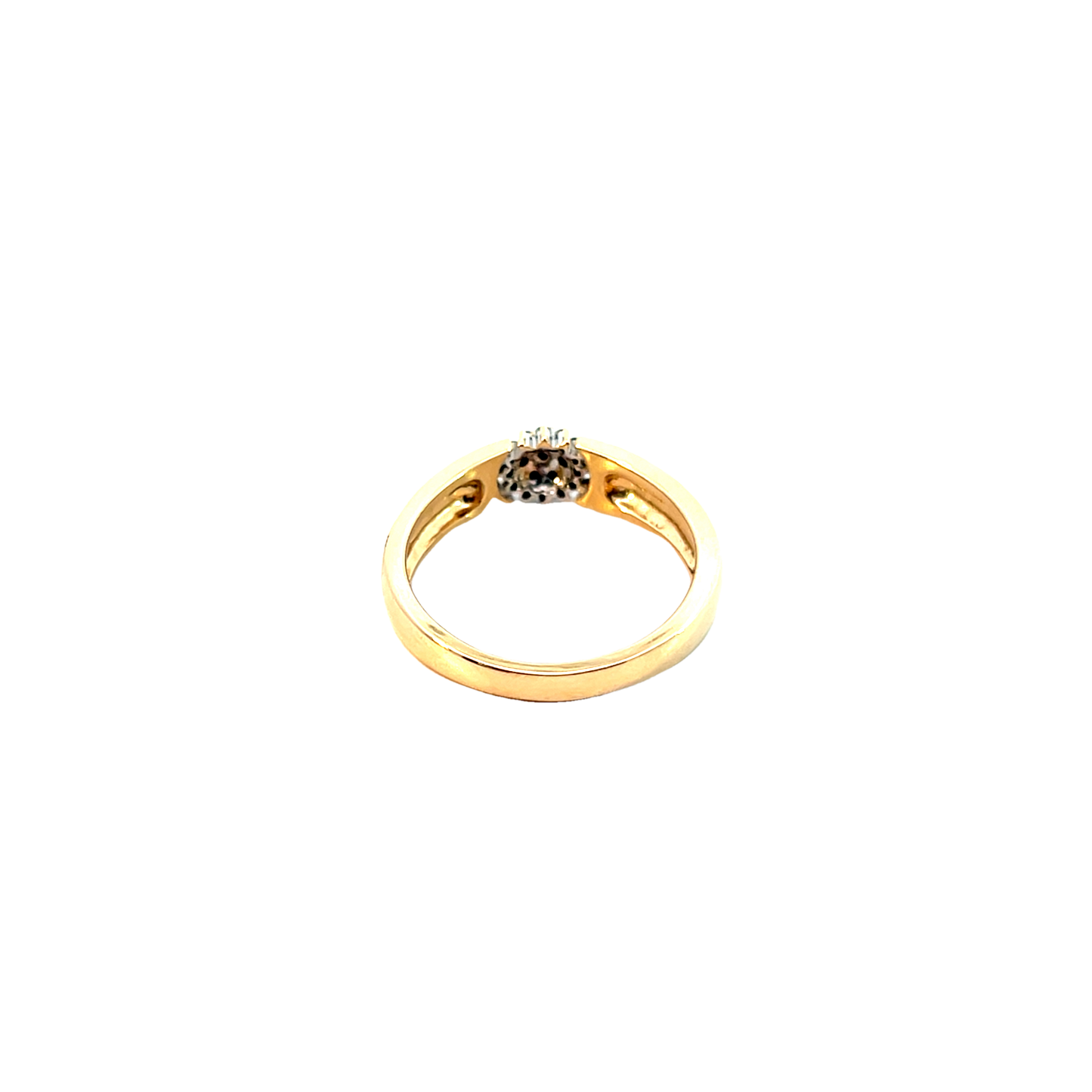 Ring Bicolor 585 / 14 Karat mit Diamanten Gr. 62 Nr. 6228