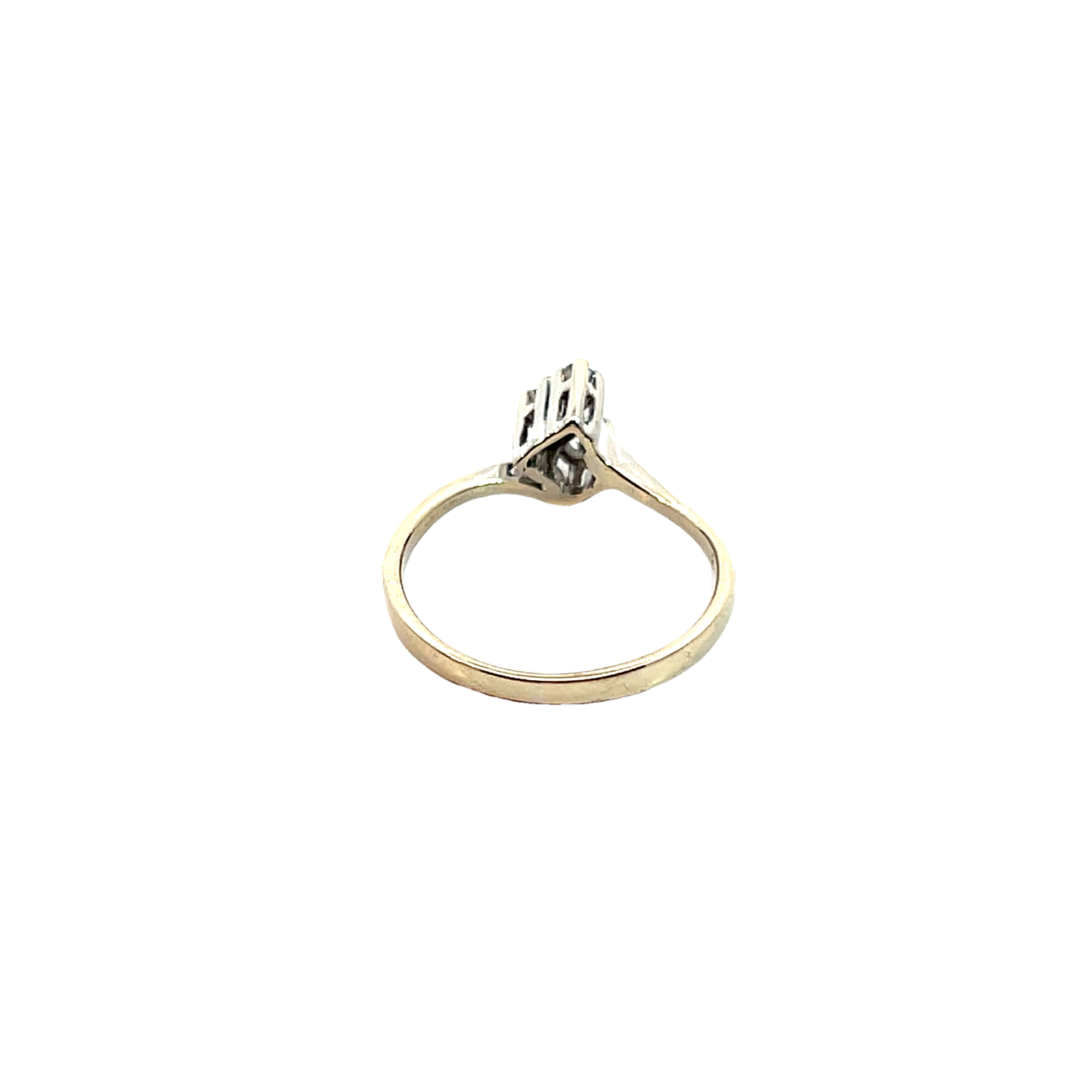 Ring Weißgold 585 / 14 Karat mit Brill. 0,10ct Gr. 51 Nr. 6126