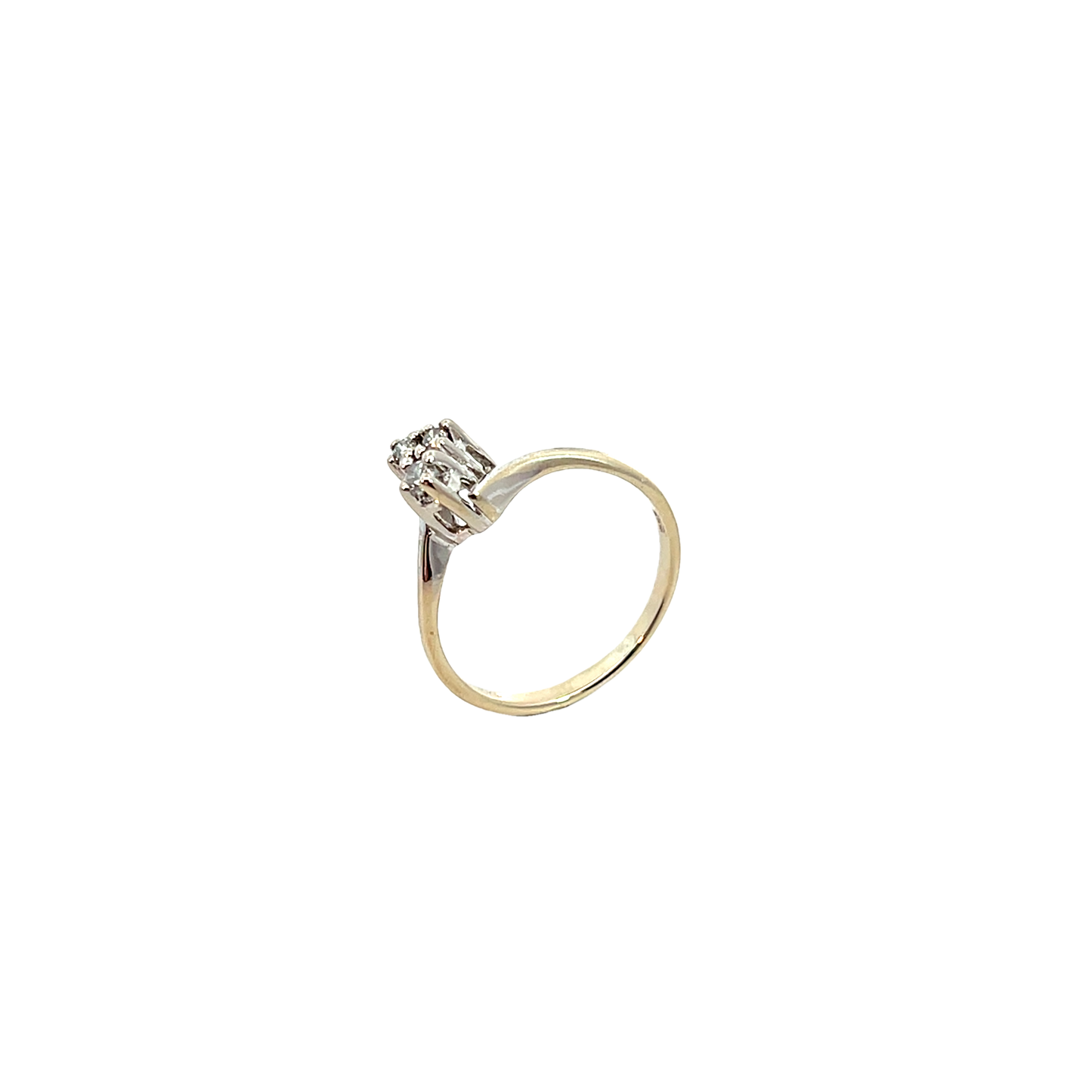 Ring Weißgold 585 / 14 Karat mit Brill. 0,10ct Gr. 51 Nr. 6126