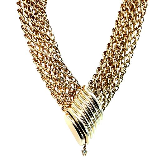 Collier Gelbgold 750 / 18 Karat Wellendorff Nr. 6289