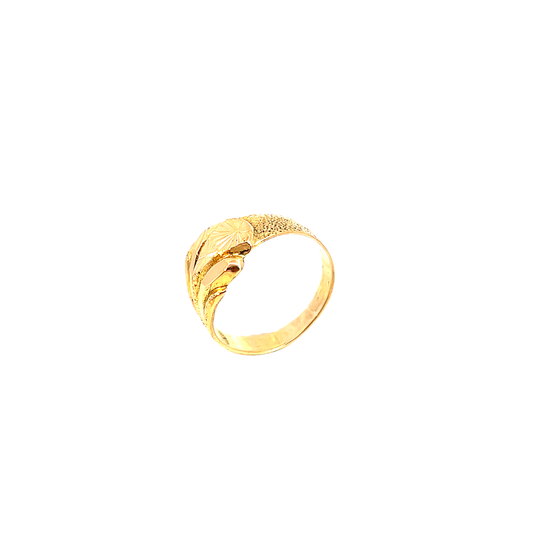 Ring Gelbgold 916 / 22 Karat Gr. 54 Nr. 6286