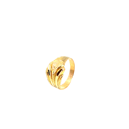 Ring Gelbgold 916 / 22 Karat Gr. 54 Nr. 6286