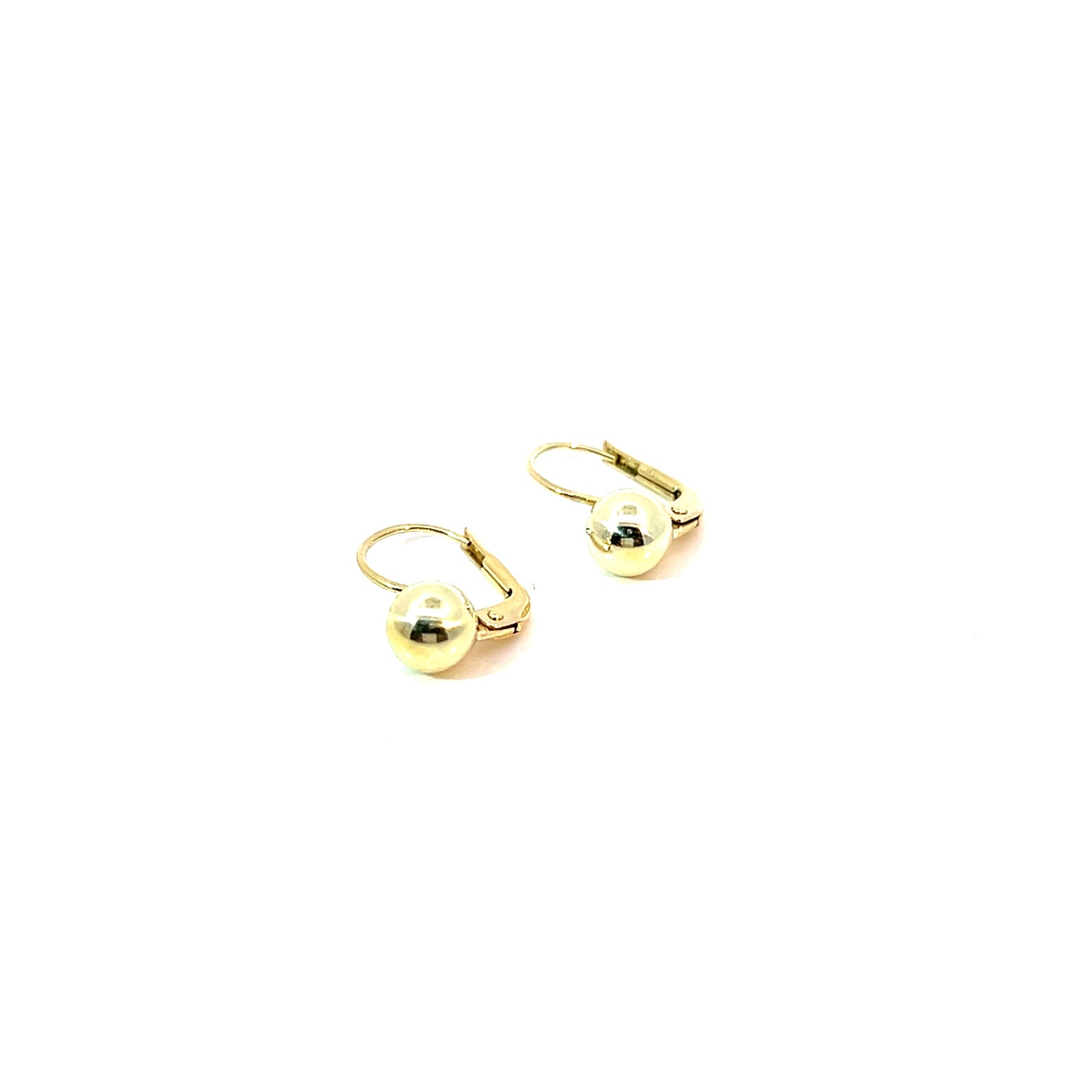 P. Ohrringe Gelbgold 585 / 14 Karat Nr. 6425