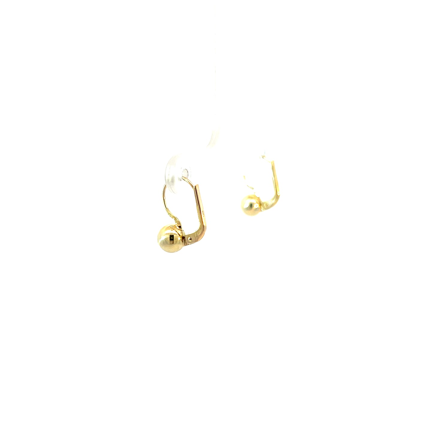 P. Ohrringe Gelbgold 585 / 14 Karat Nr. 6425