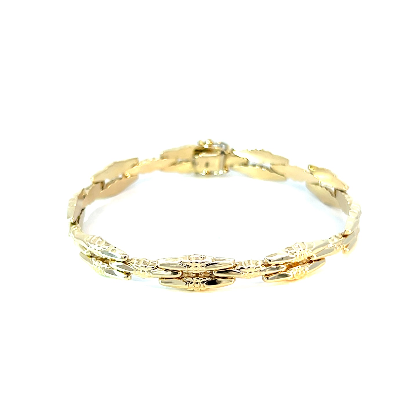 Armband Gelbgold 585 / 14 Karat Länge 19 cm Nr. 6426