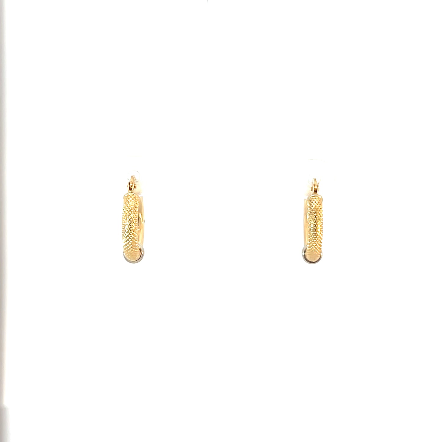 Creolen Bicolor 750 / 18 Karat Nr. 6470