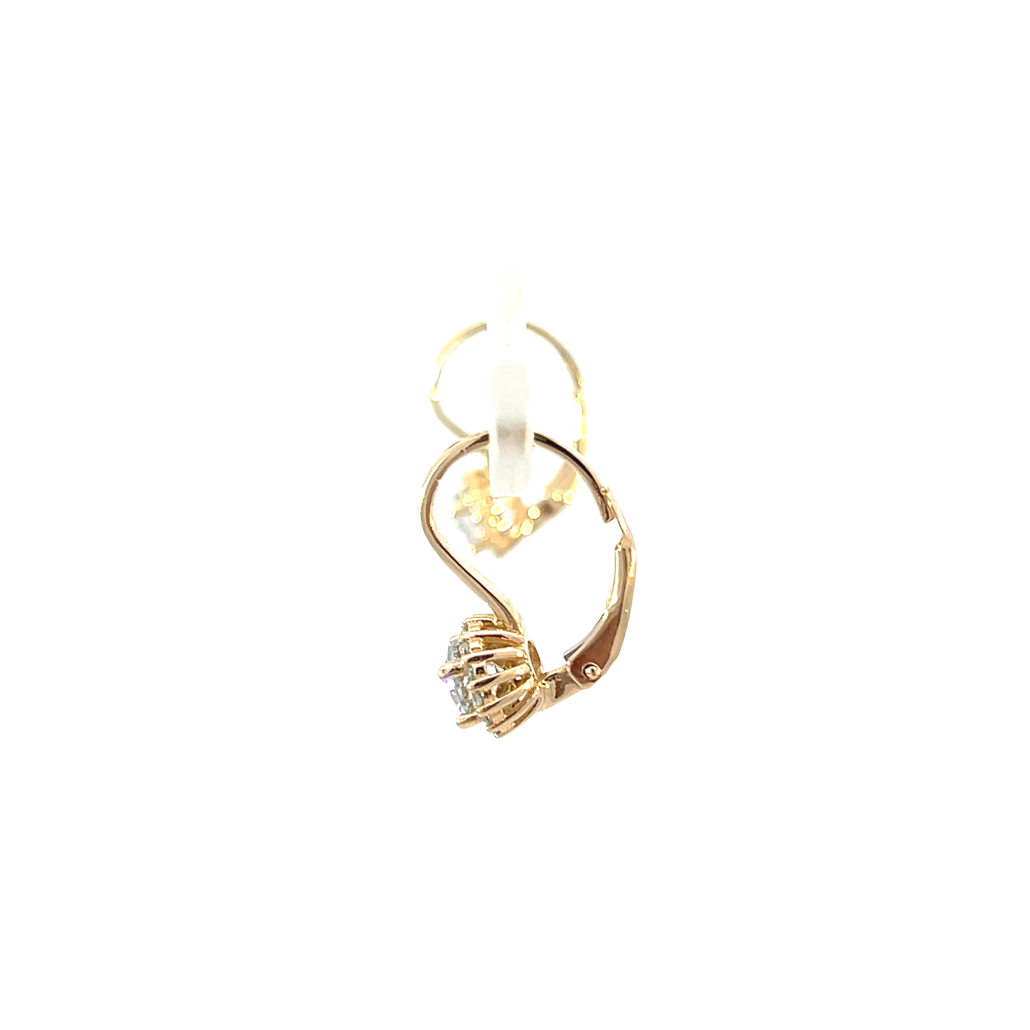 P. Halbcreolen Gelbgold 585 / 14 Karat Nr. 6473