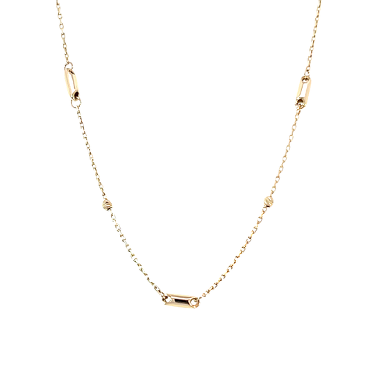 Kette Gelbgold 585 / 14 Karat Länge 45 cm Nr. 6474