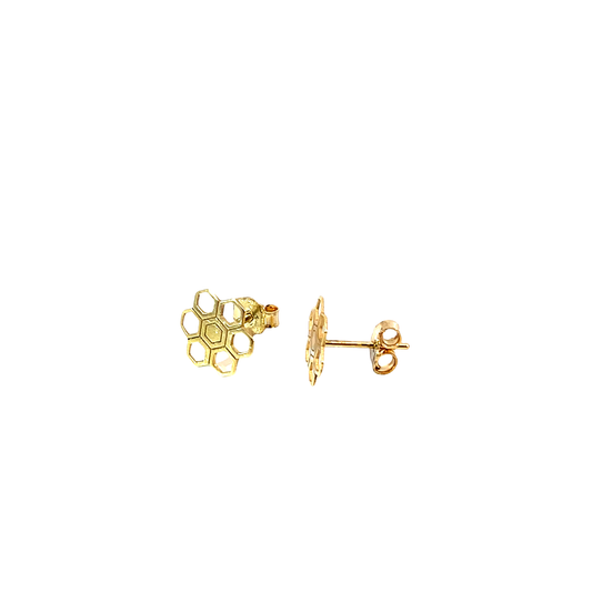 P. Ohrstecker Gelbgold 750 / 18 Karat Nr. 6462