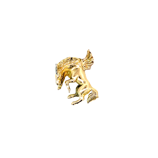 Anhänger "Einhorn" Bicolor 750 / 18 Karat Nr. 6464