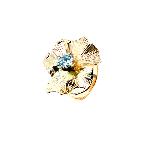 Ring Gelbgold 750 / 18 Karat "Handarbeit" Nr. 6443