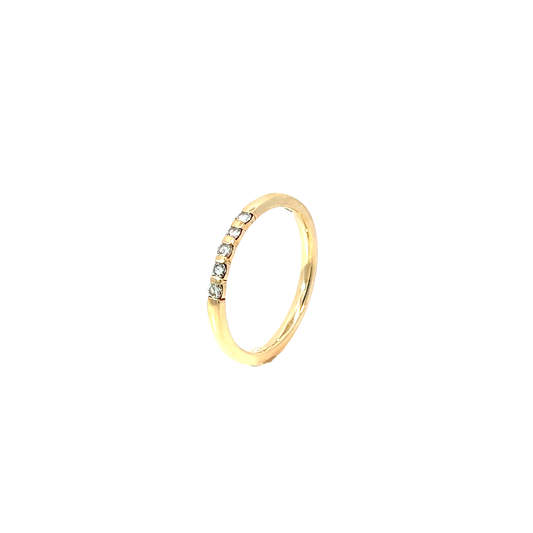 Ring Gelbgold 585 / 14 Karat mit Brillanten Nr. 6495
