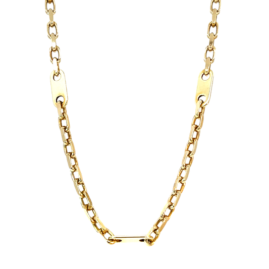 Kette Gelbgold 585 / 14 Karat Länge 56 cm Nr. 6508