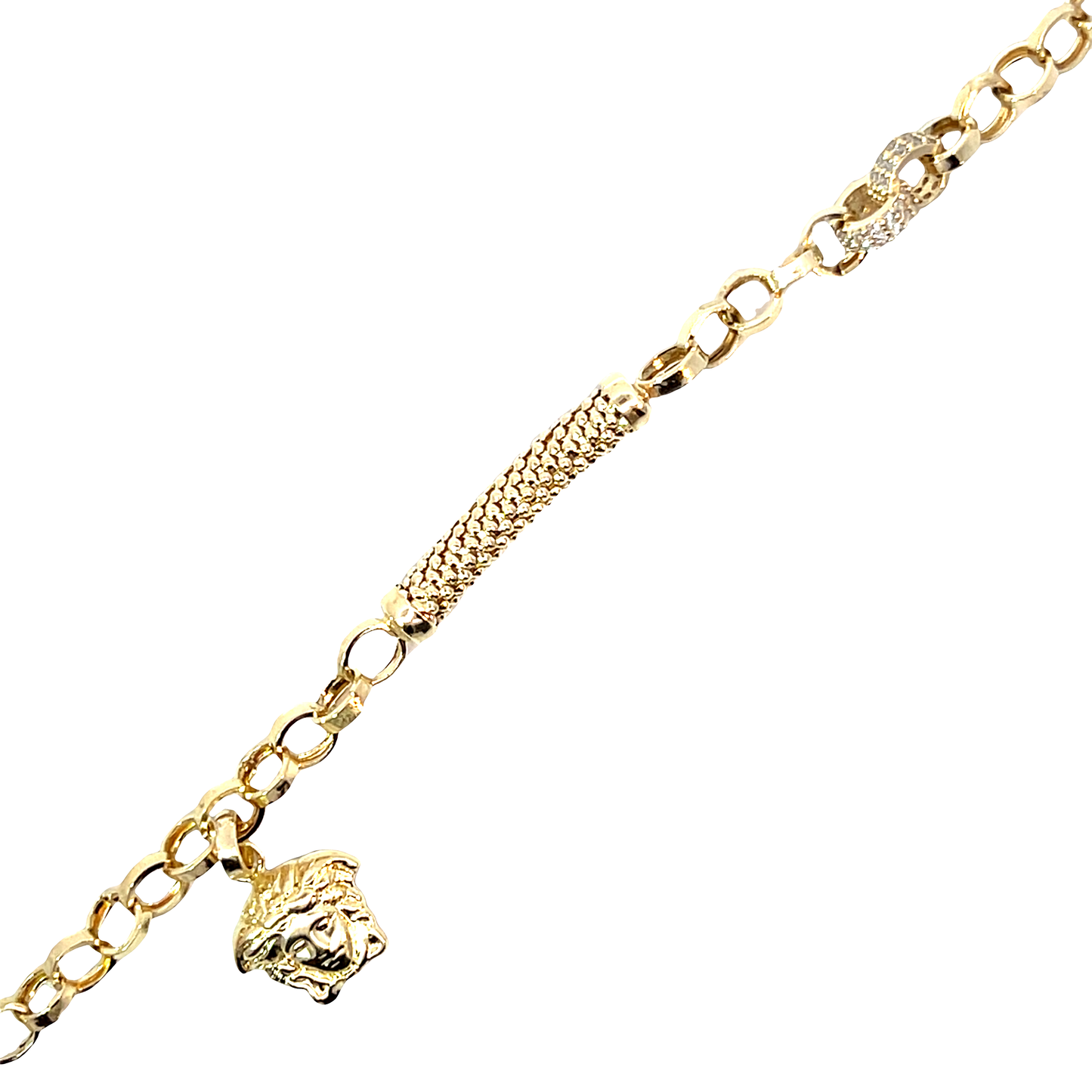 Armband Gelbgold 585 / 14 Karat Länge 20 cm Nr. 6515