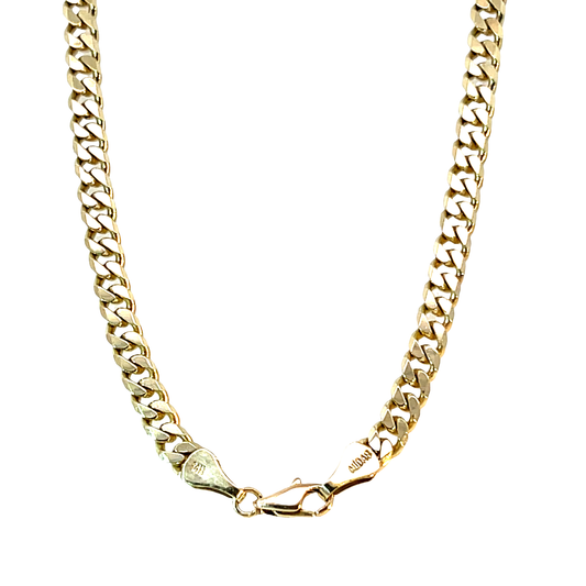 Panzerkette Gelbgold 585 / 14 Karat Länge 58 Nr. 6483