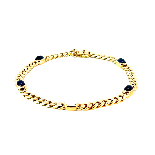 Panzerarmband Gelbgold 585 / 14 Karat Nr. 6485