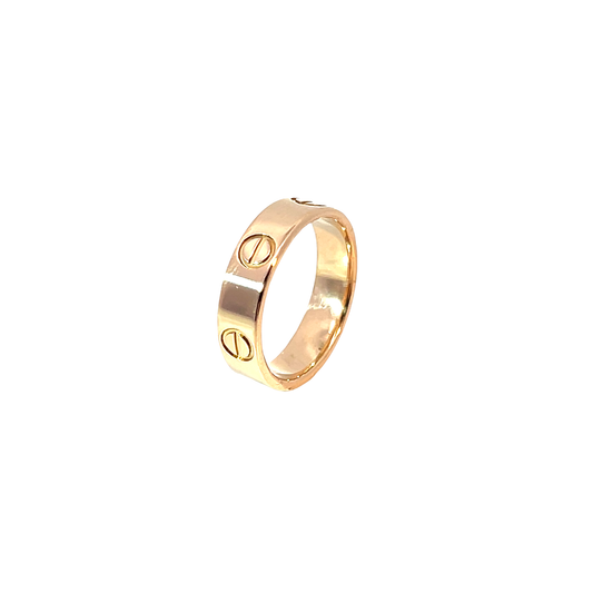 Ring Gelbgold 875/- / 21 Karat Gr. 53 Nr. 6529