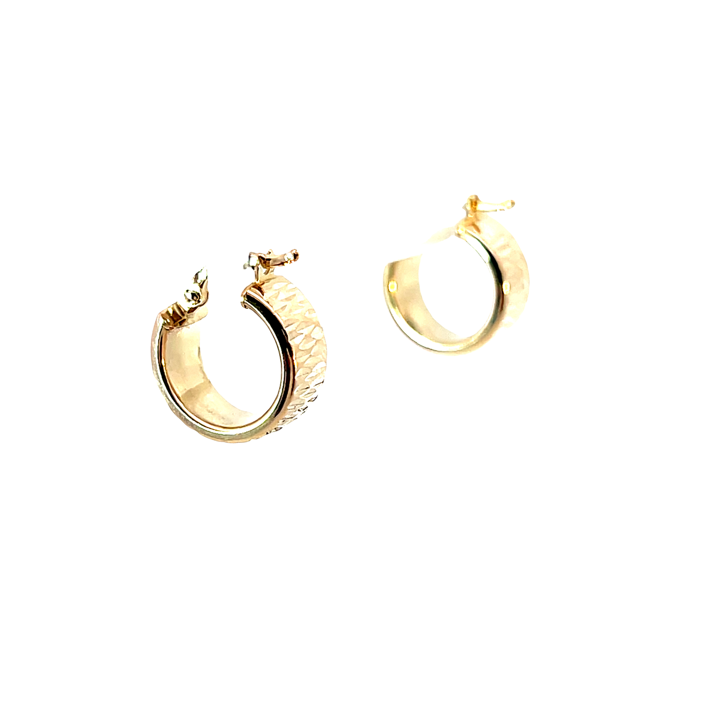 P. Creolen Gelbgold 585 / 14 Karat Nr. 6562