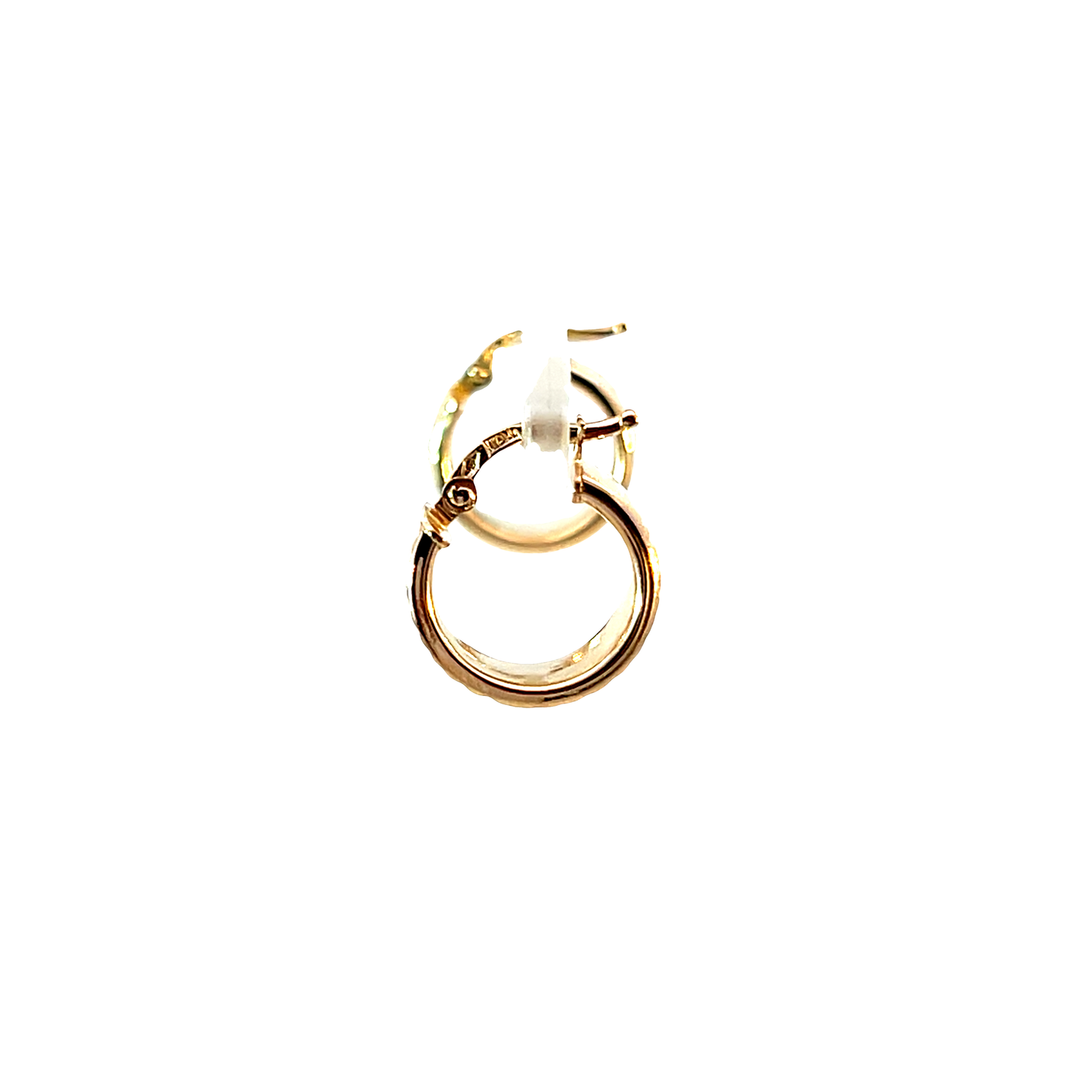 P. Creolen Gelbgold 585 / 14 Karat Nr. 6562
