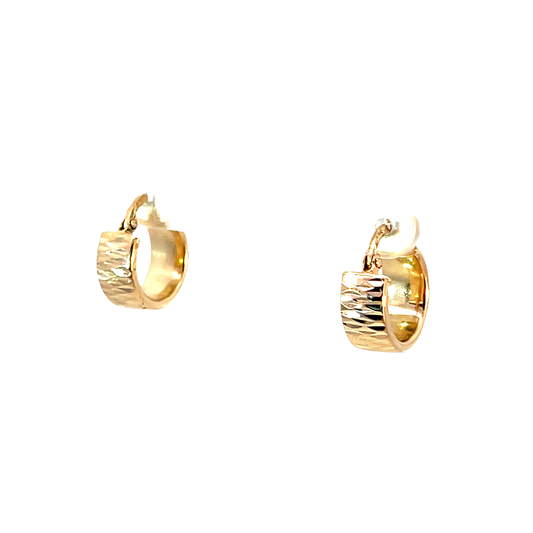 P. Creolen Gelbgold 585 / 14 Karat Nr. 6562