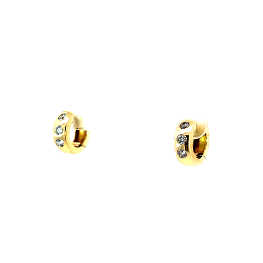 P.Creolen Gelbgold 585 / 14 Karat Nr. 6539