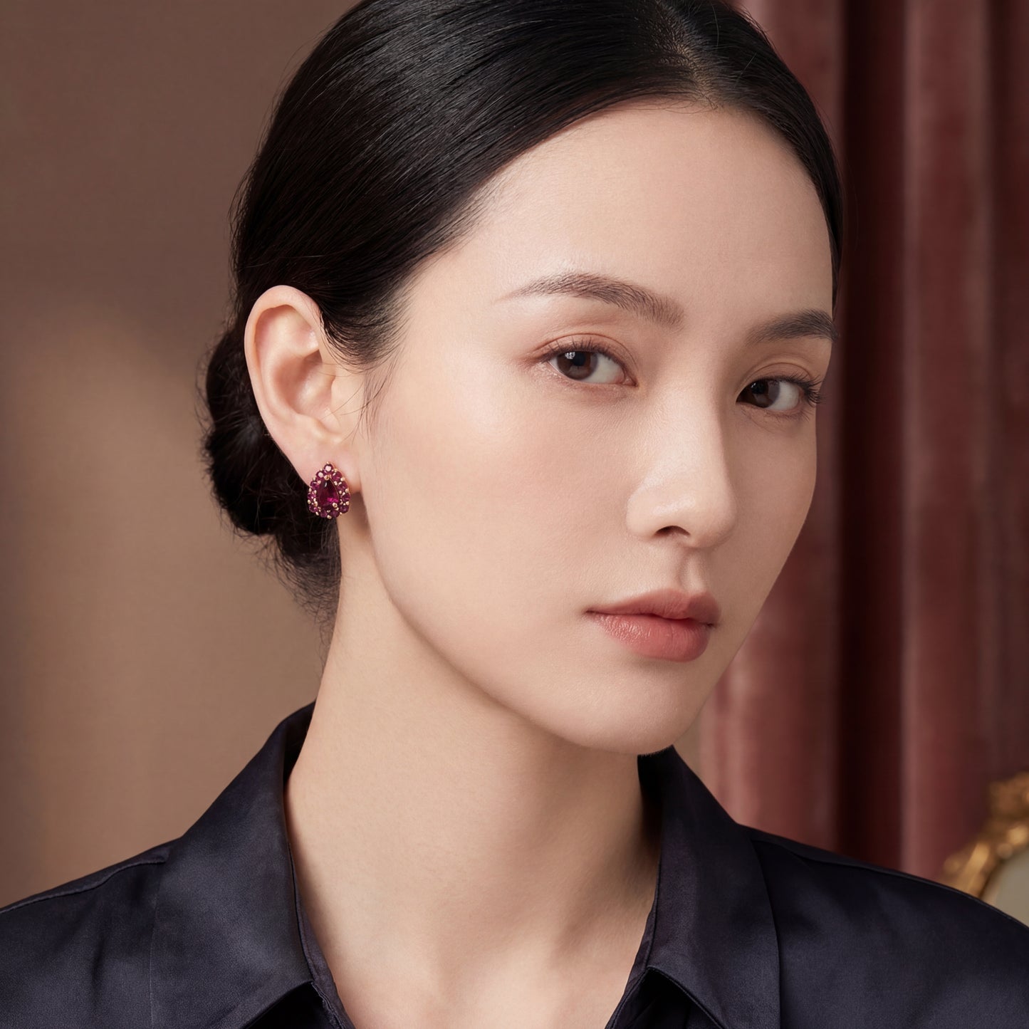 P. Ohrstecker Gelbgold 585 / 14 Karat Nr. 6912