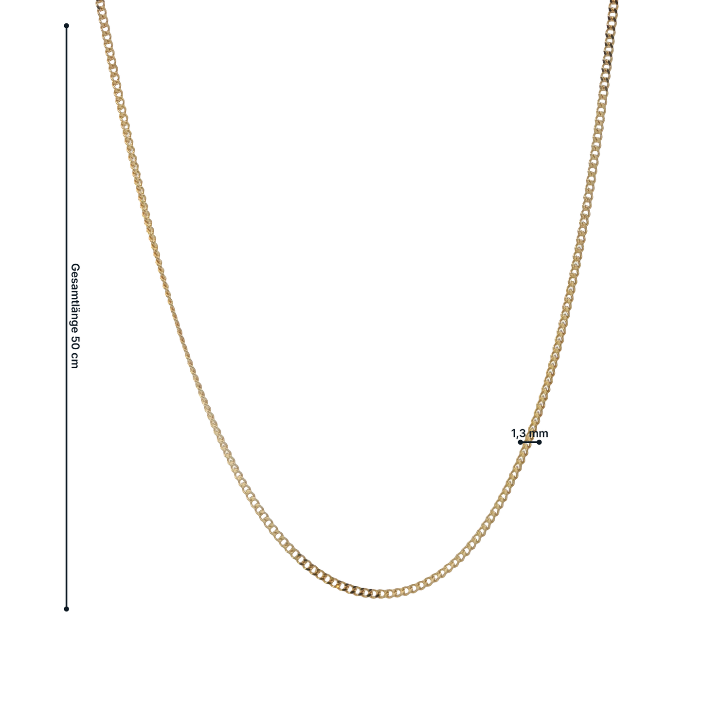 Kette Gelbgold 333 / 8 Karat L: 50 cm Nr. 7155