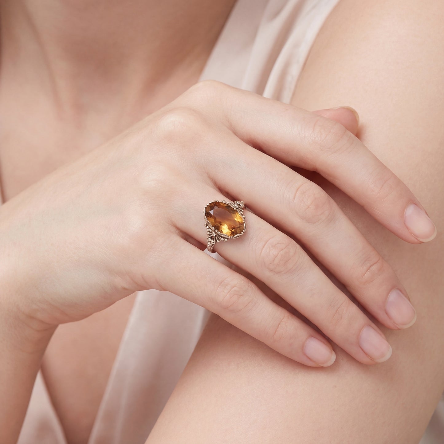Ring Gelbgold 333 / 8 Karat Gr. 56 Nr. 6861