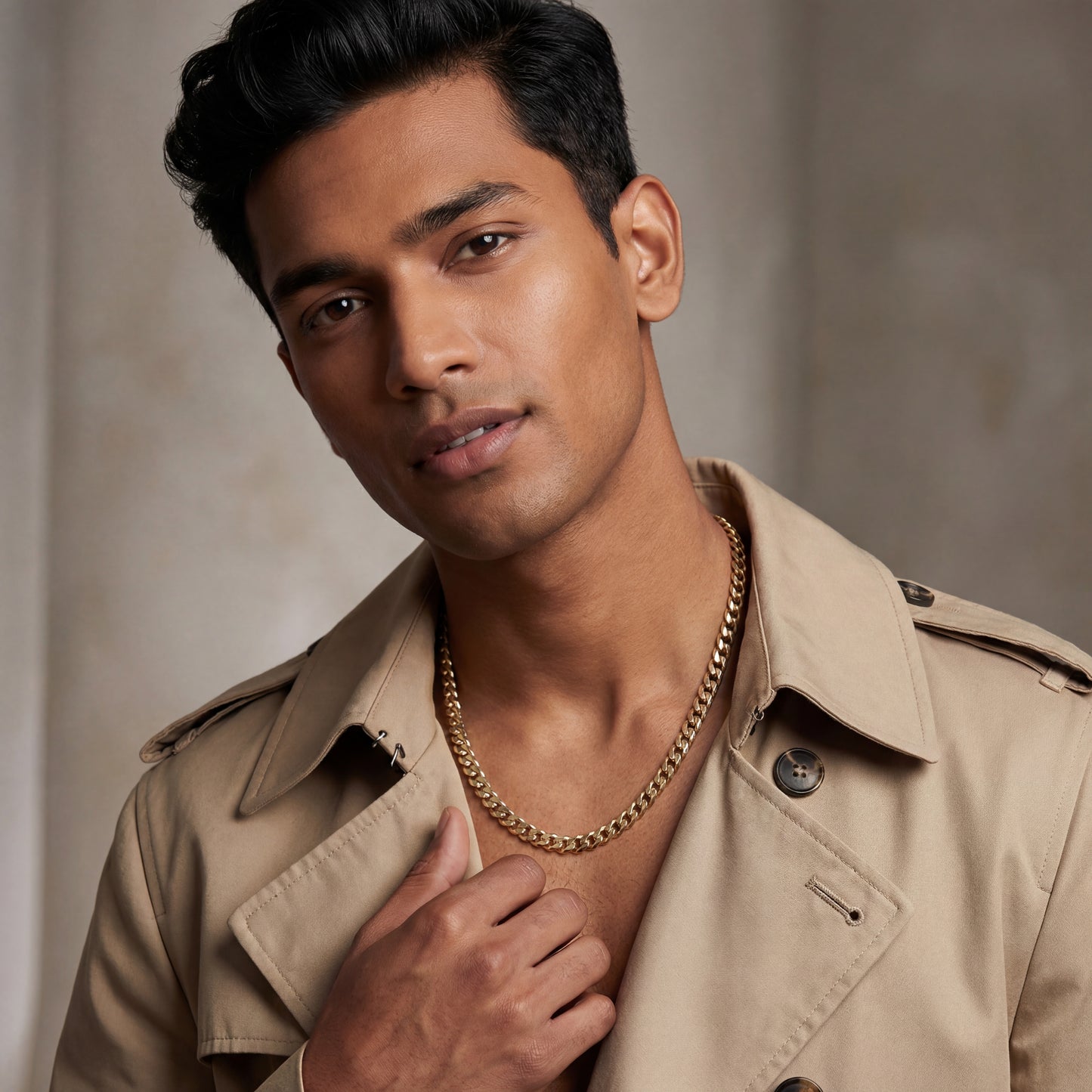 Kette Gelbgold 585 / 14 Karat L: 49,5 cm NR. 6484