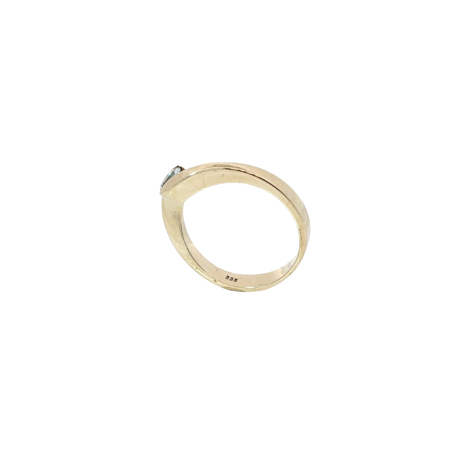 Ring Gelbgold 333 / 8 Karat Zirkonia Gr. 55 Nr. 5785