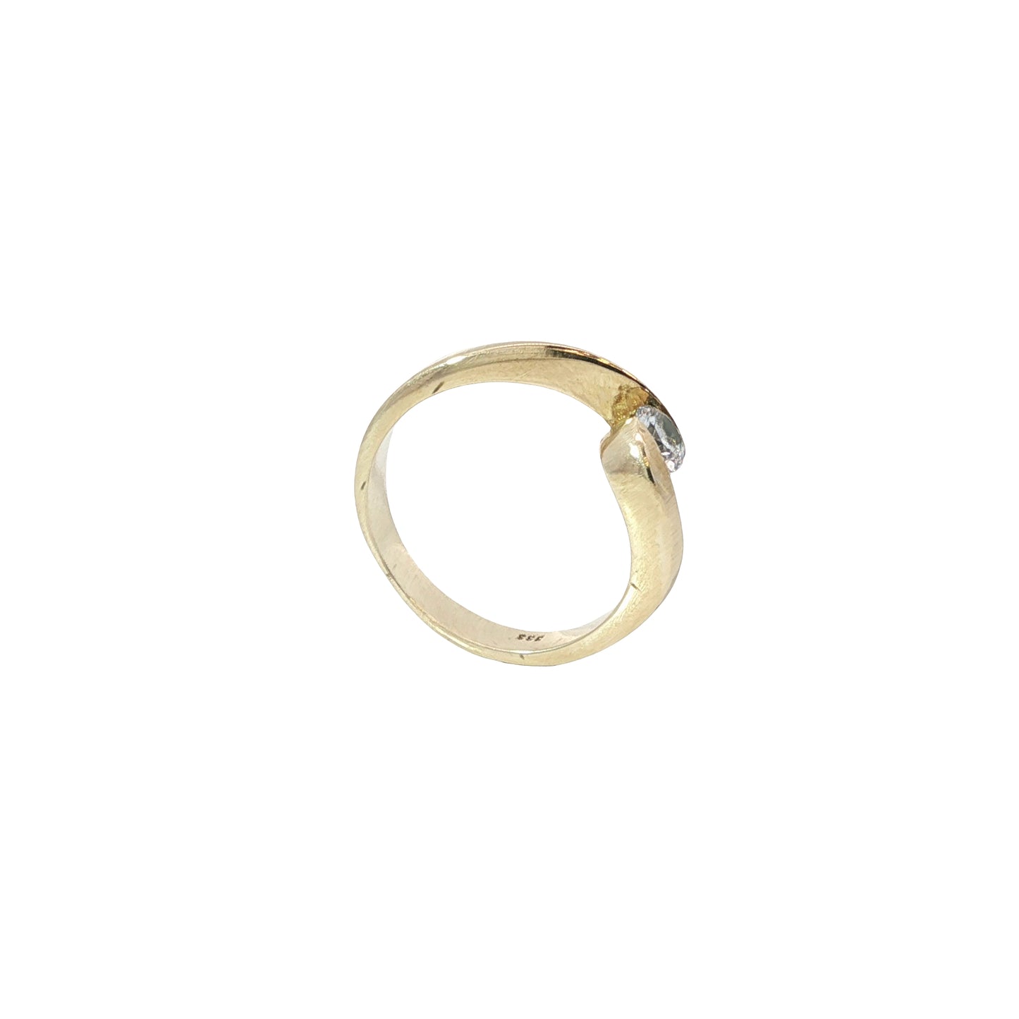 Ring Gelbgold 333 / 8 Karat Zirkonia Gr. 55 Nr. 5785