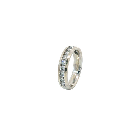 Ring Weißgold 585 / 14 Karat Brill. Gr. 57 Nr. 6606