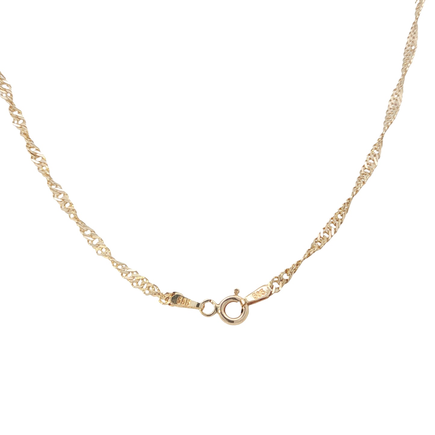 Kordelkette Gelbgold 585 / 14 Karat L: 45,5 cm Nr. 7114