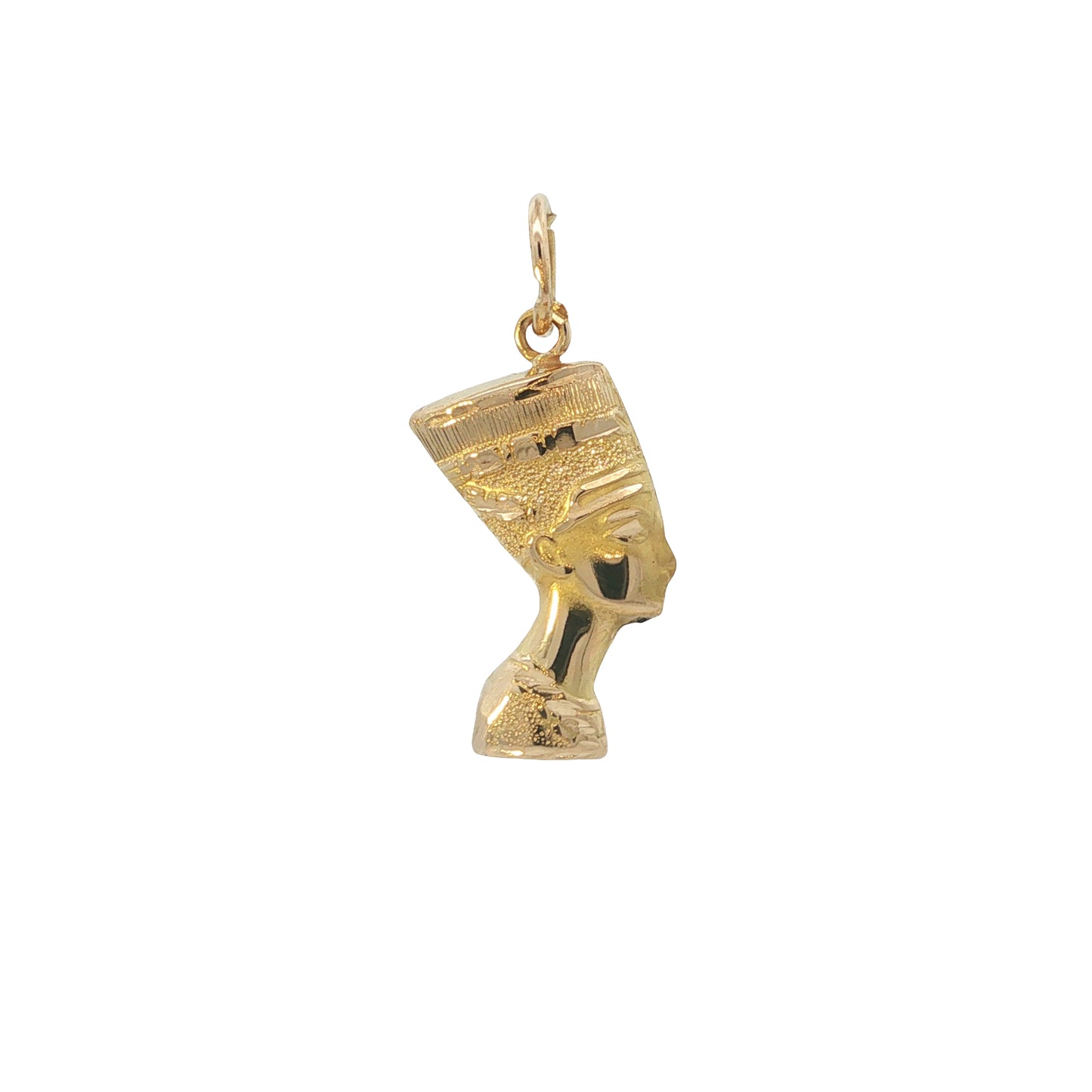 Nofretete-Büste Anhänger aus Gelbgold L: 28 mm Nr. 7204