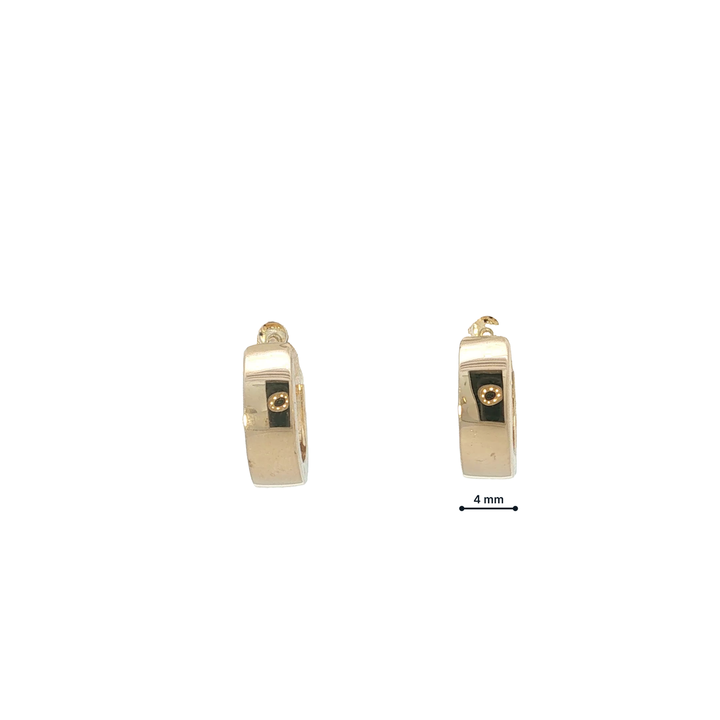 P. Creolen Gelbgold 585 / 14 Karat L: 13,5 mm Nr. 7251