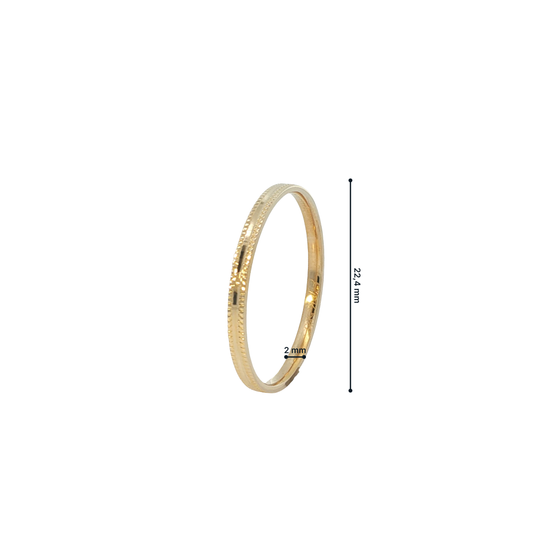 Ring Gelbgold 585 / 14 Karat Gr. 63 Nr. 7181
