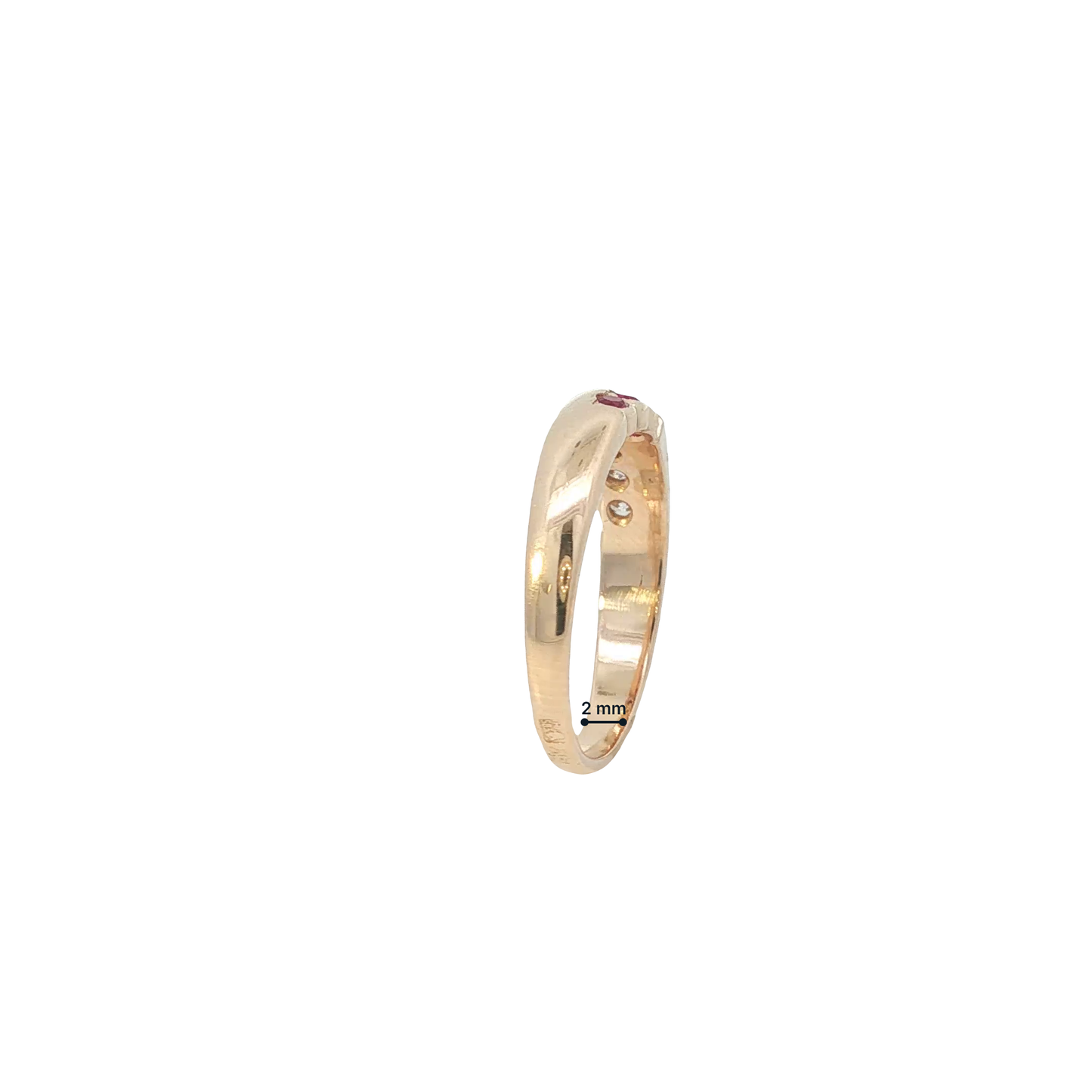 Ring Roségold 583 / 14 Karat Gr. 55 Nr. 7115