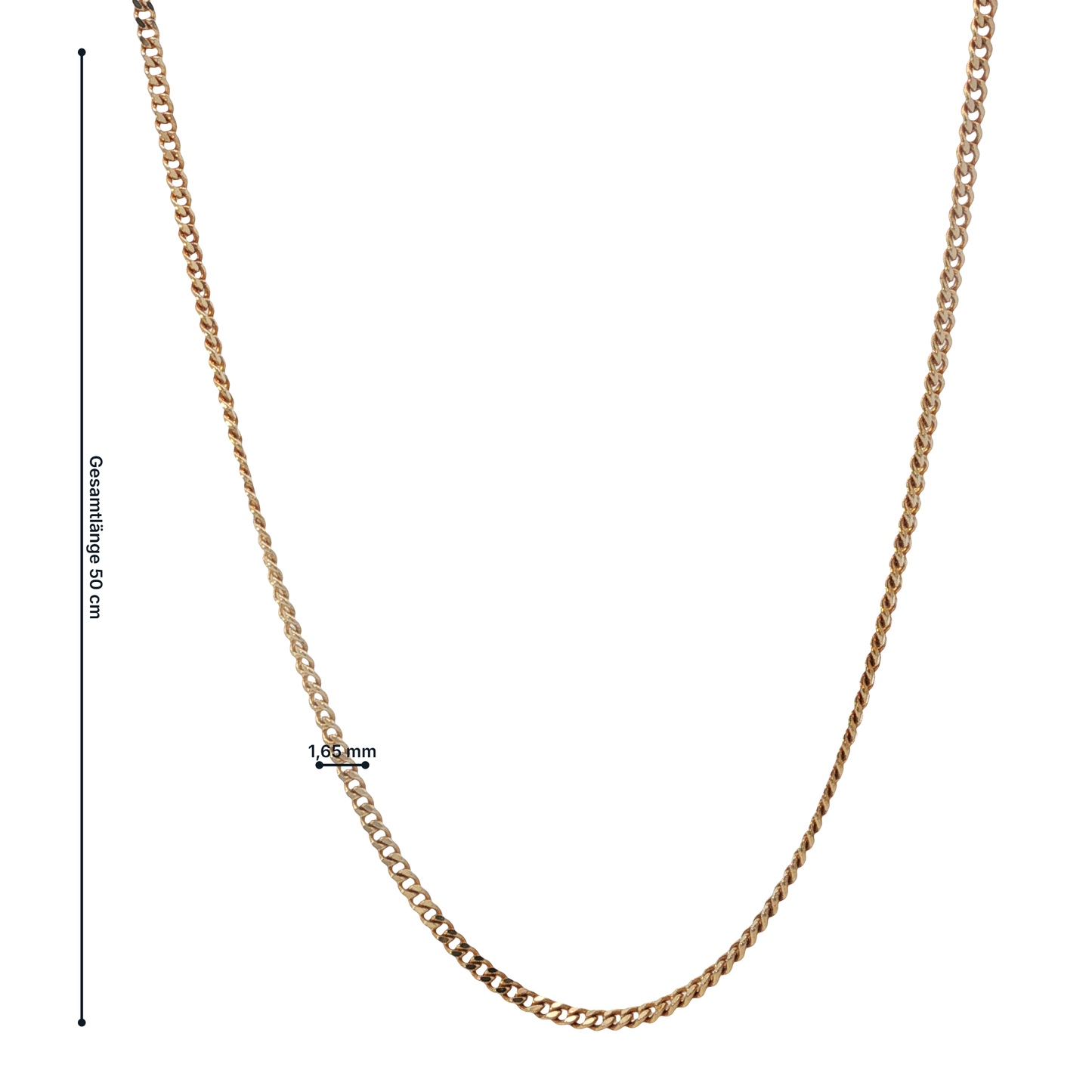 Kette Gelbgold 333 / 8 Karat L: 50 cm Nr. 7159