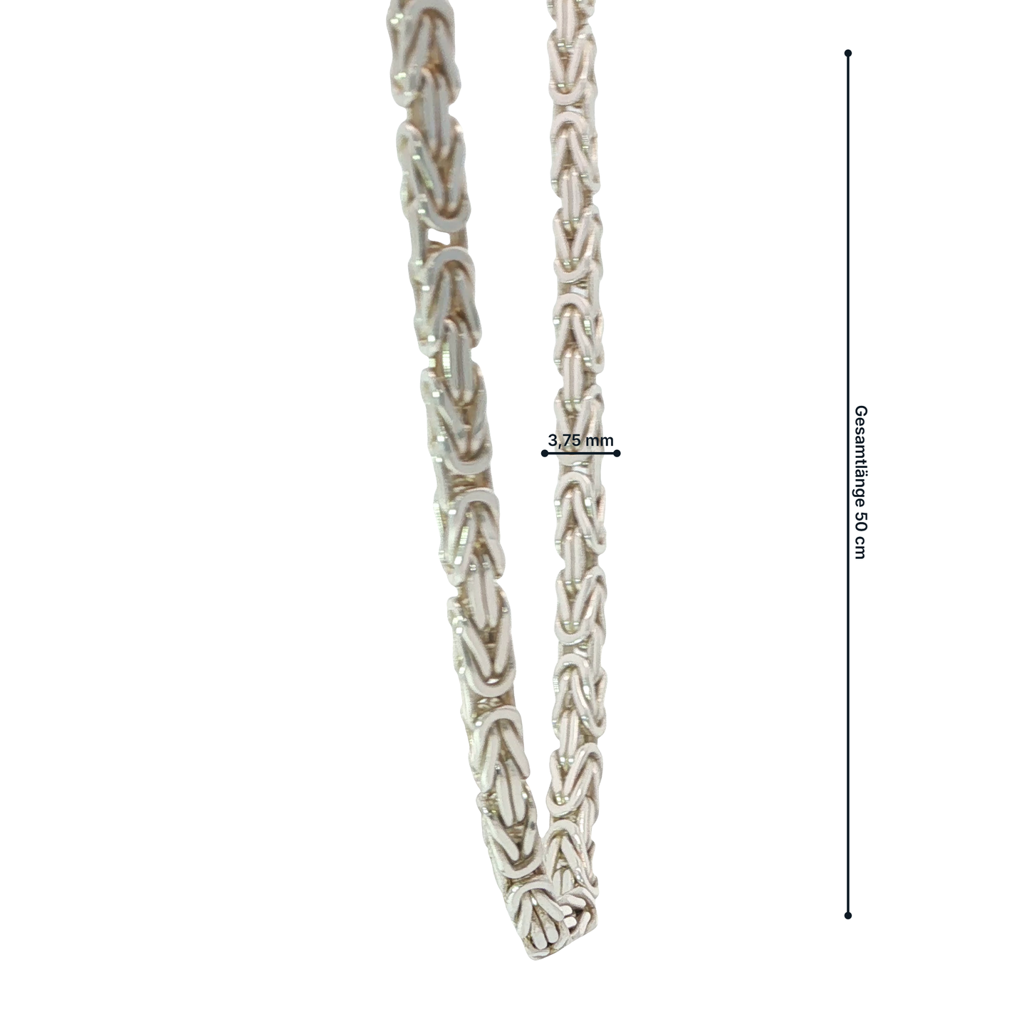Königskette Silber / 925 50 cm Nr. 7011