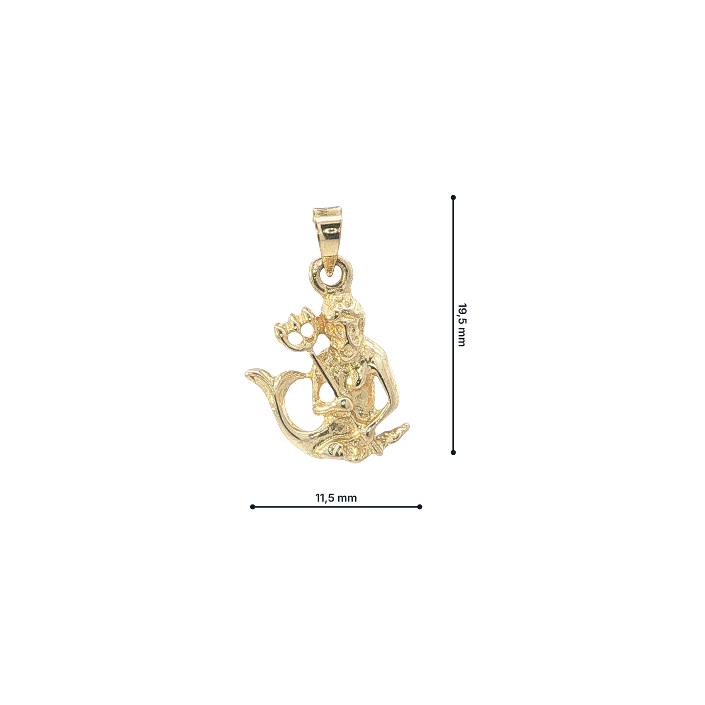 Anhänger "Wassermann" Gelbgold 585 / 14 Karat Nr. 6963