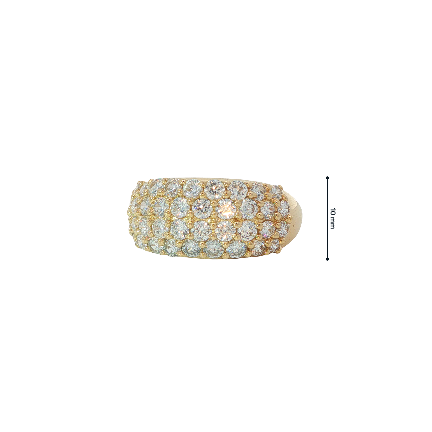Ring Gelbgold 585 / 14 Karat Gr. 56 Nr. 6921