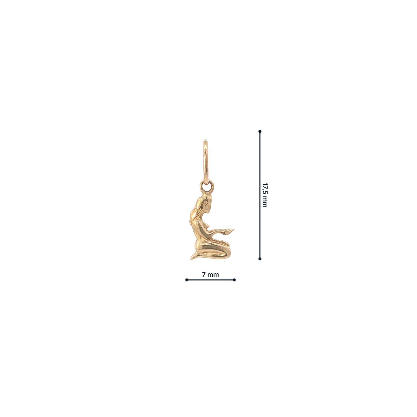 Anhänger "Jungfrau" Gelbgold 585 / 14 Karat Nr. 6966