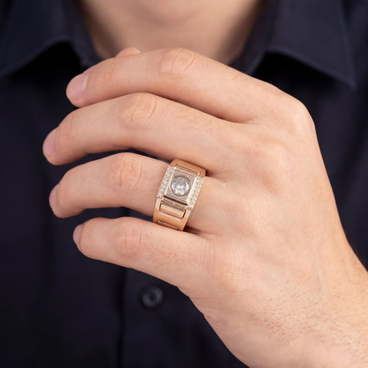 Ring Herren 585 / 14 Karat Gr. 73 Nr. 6939