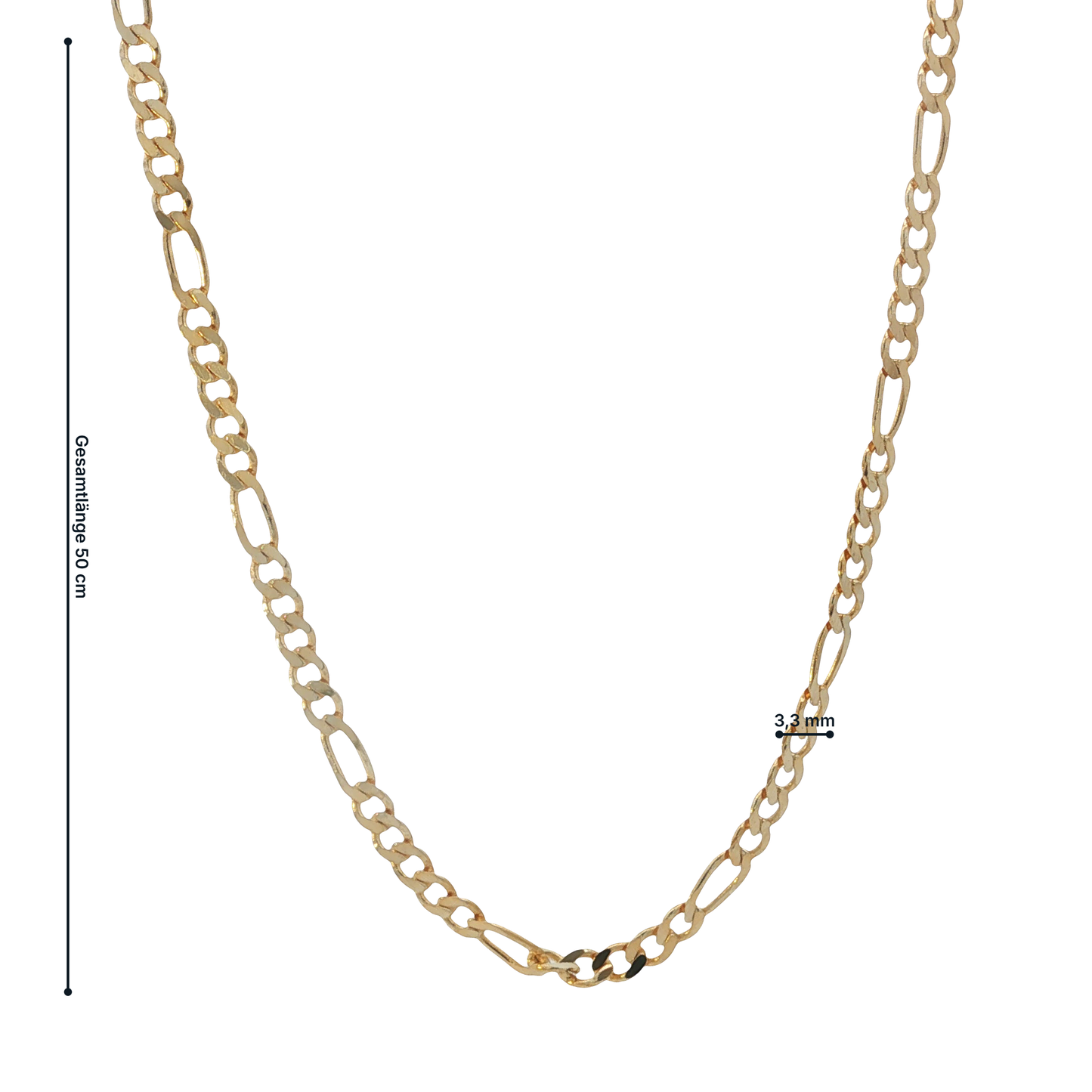 Kette Gelbgold 333 / 8 Karat L: 50 cm Nr. 7157