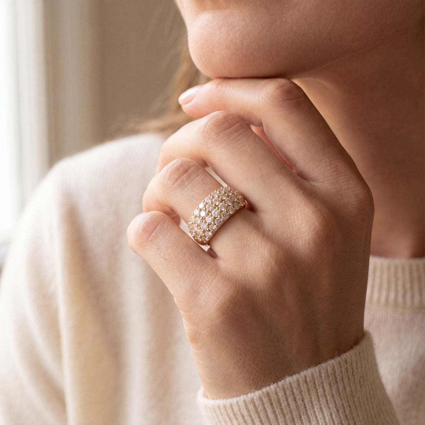 Ring Gelbgold 585 / 14 Karat Gr. 56 Nr. 6921