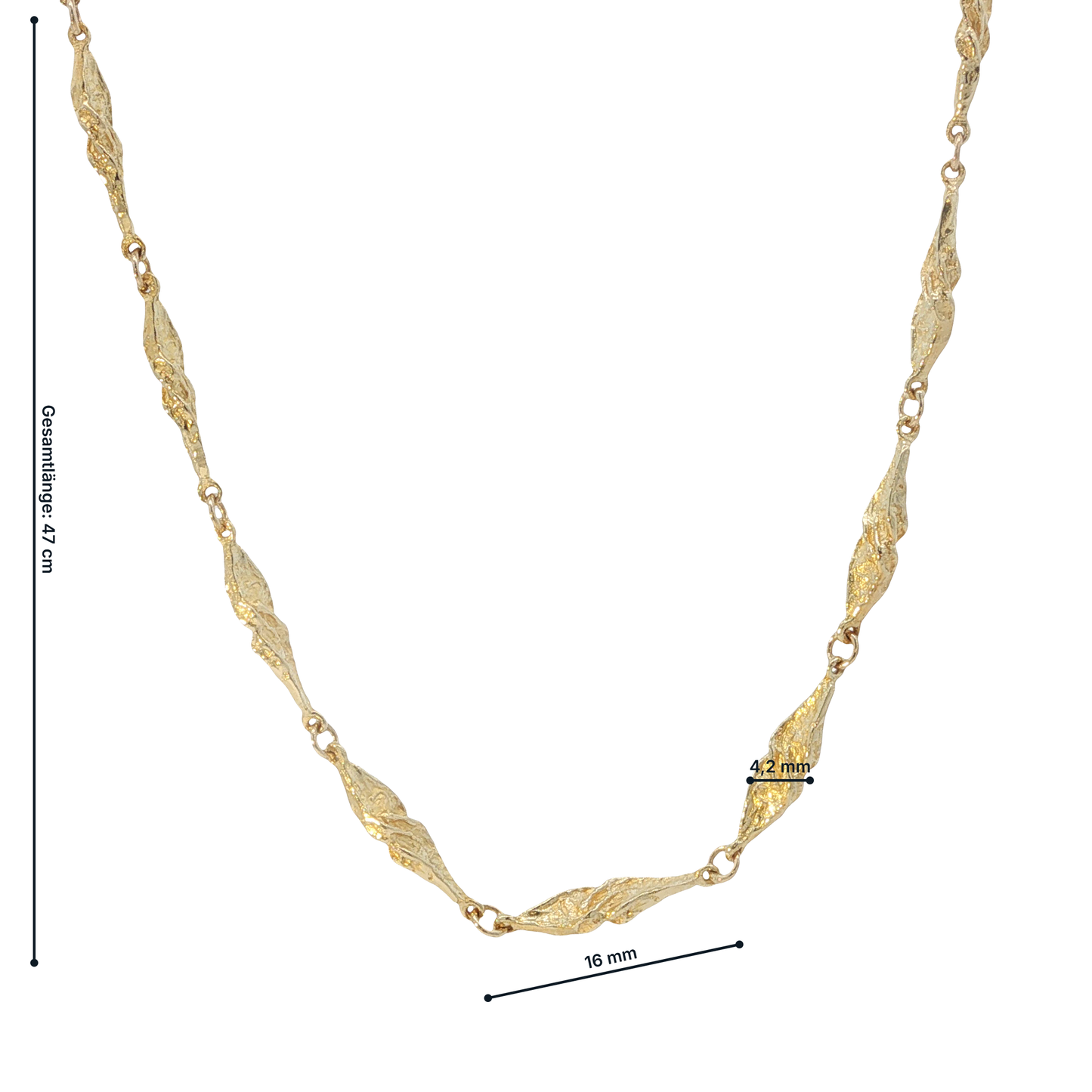 Kette Gelbgold 585 / 14 Karat L: 47 cm Nr. 7129
